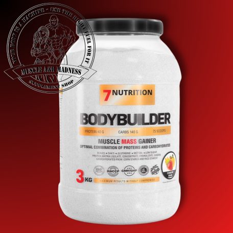 7nutrition Bodybuilder Mass Gainer 3kg Strawberry-banana