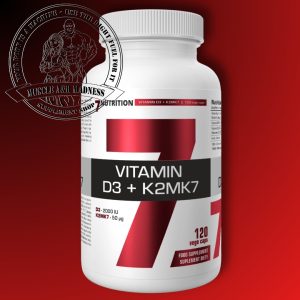 7Nutrition Vitamin D3 + K2MK7 120 caps